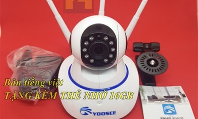Hướng dẫn cài đặt camera YOOSEE 3 râu chính hãng nhanh nhất