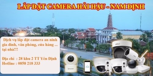 Lắp đặt camera giám sát tại Hải Hậu, Nam Định