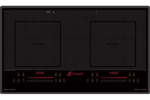 FC-JP389i | BẾP ĐÔI ĐIỆN TỪ FULCO CAO CẤP MADE IN THAILAND