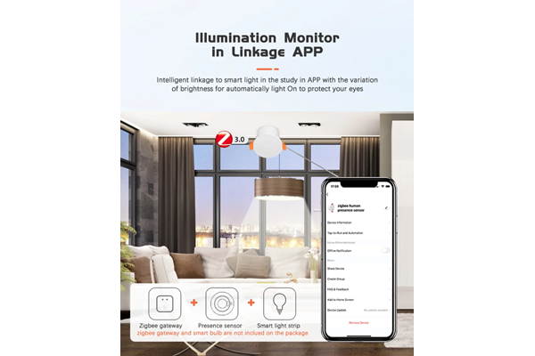 Cảm biến hiện diện Human Presence Zigbee Tuya âm trần