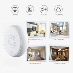 Cảm biến báo khói thông minh Tuya Zigbee