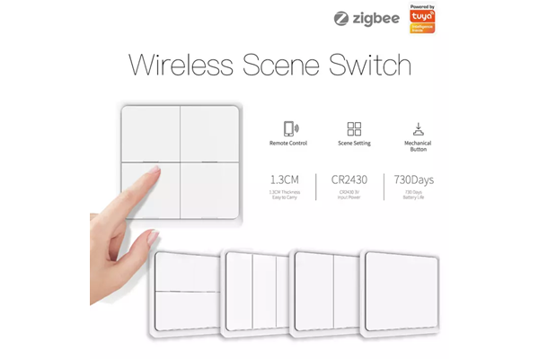 Công tắc ngữ cảnh dán tường Zigbee Tuya