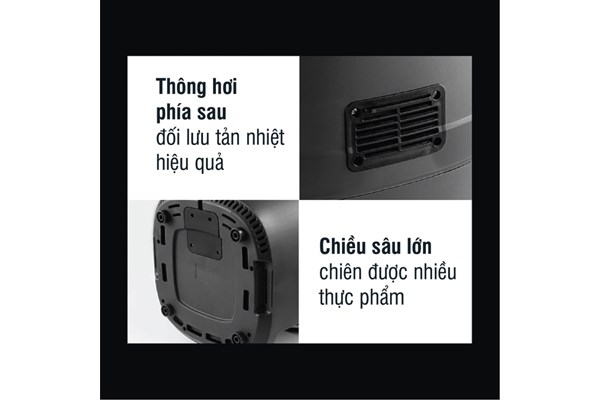 Nồi chiên không dầu dung tích lớn Ai-STONE Ai-5800 6L công suất 1350W 